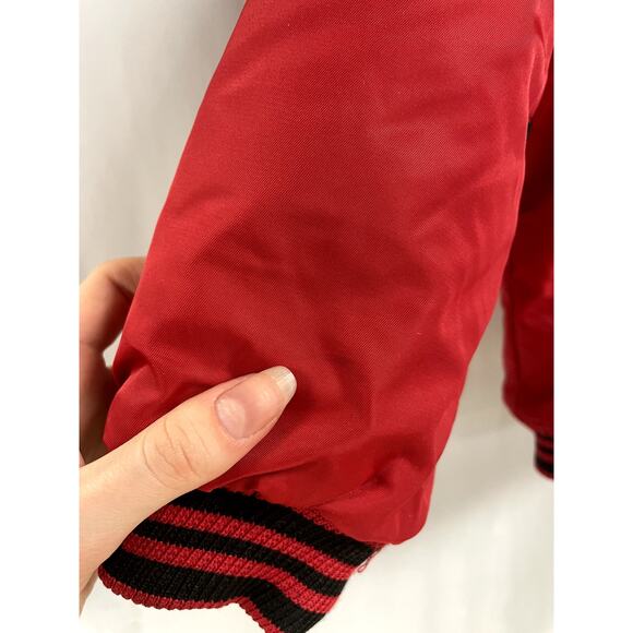 MLB General Merchandise Arizona DiamondBacks Full Zip Varsity Jacker Red Kids 8 - Picture 5 of 12